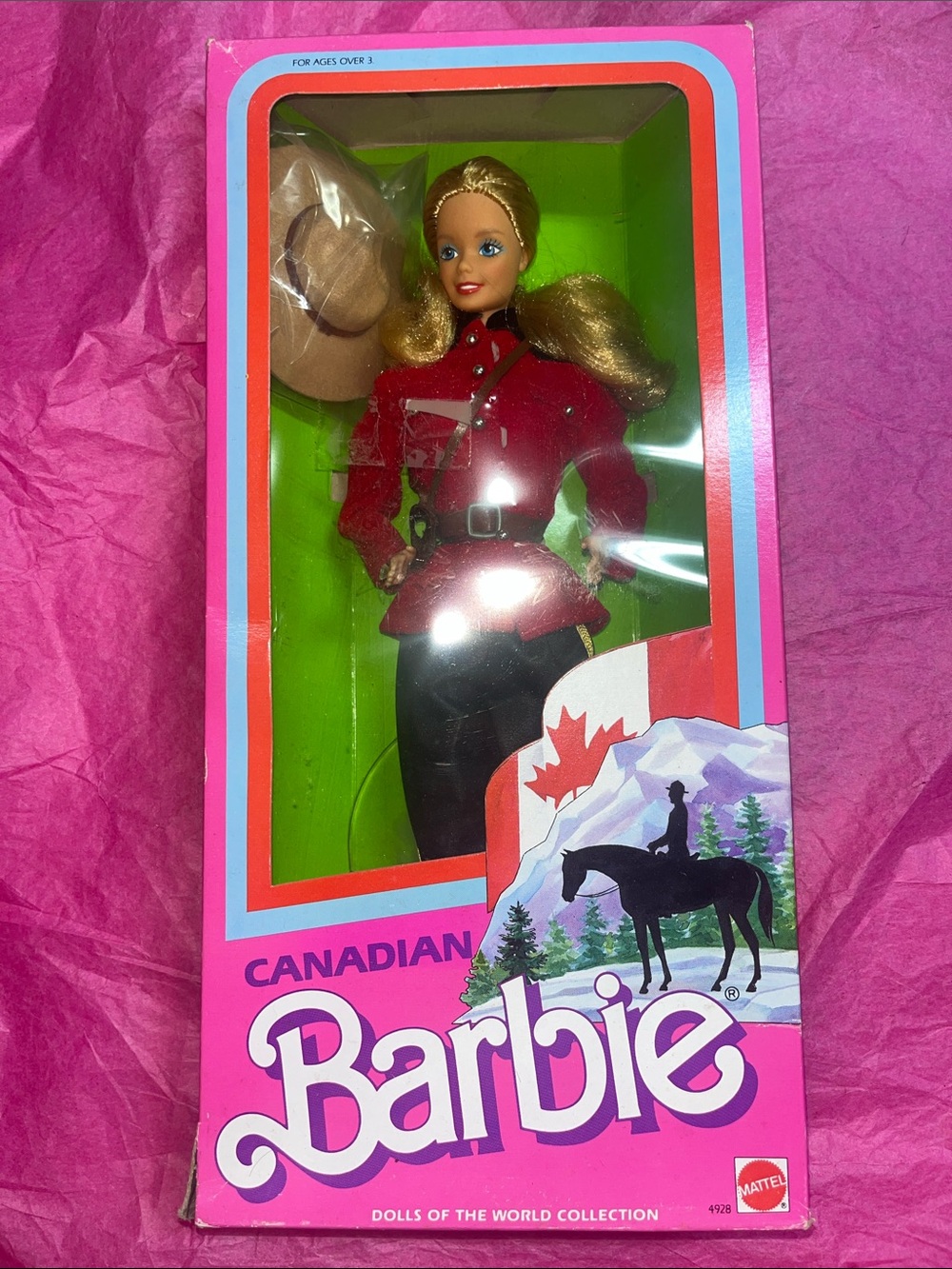 vintage 1987 Canadian Barbie (#4928) NRFB